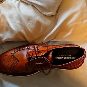 Jhonston & murphy italian lether dress shoes